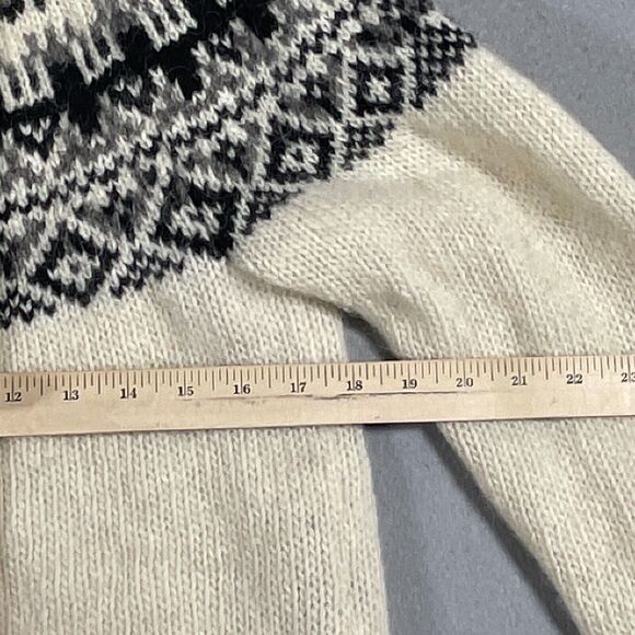 Icewear Iceland XS Offwithe Lopapeysa Elis Icelandic‎ Wool Sweater Cardigan Zip - Picture 5 of 10